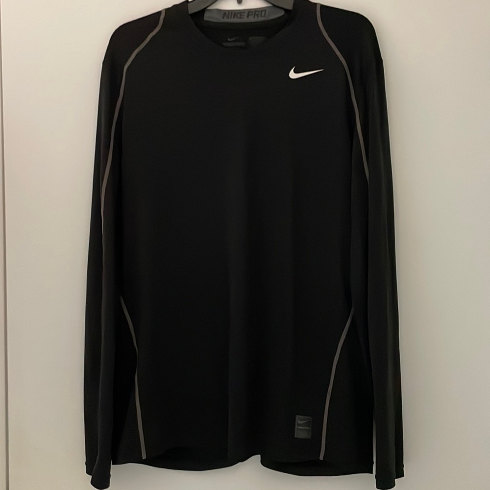 Black Nike Pro Long-Sleeve